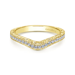 14K Yellow Gold Matching Wedding Band