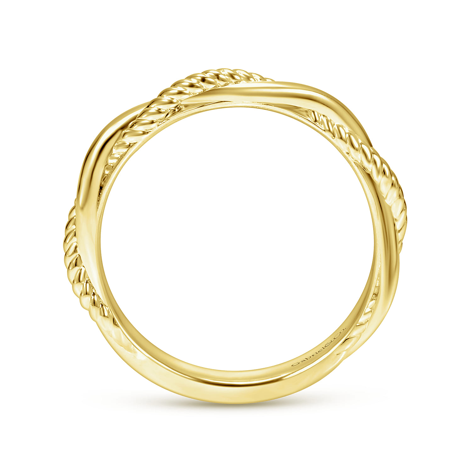 14K Yellow Gold Matching Wedding Band - Shot 2