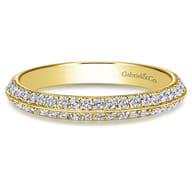 14K Yellow Gold Matching Wedding Band