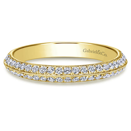 14K Yellow Gold Matching Wedding Band
