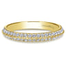 14K Yellow Gold Matching Wedding Band - 0.34 ct
