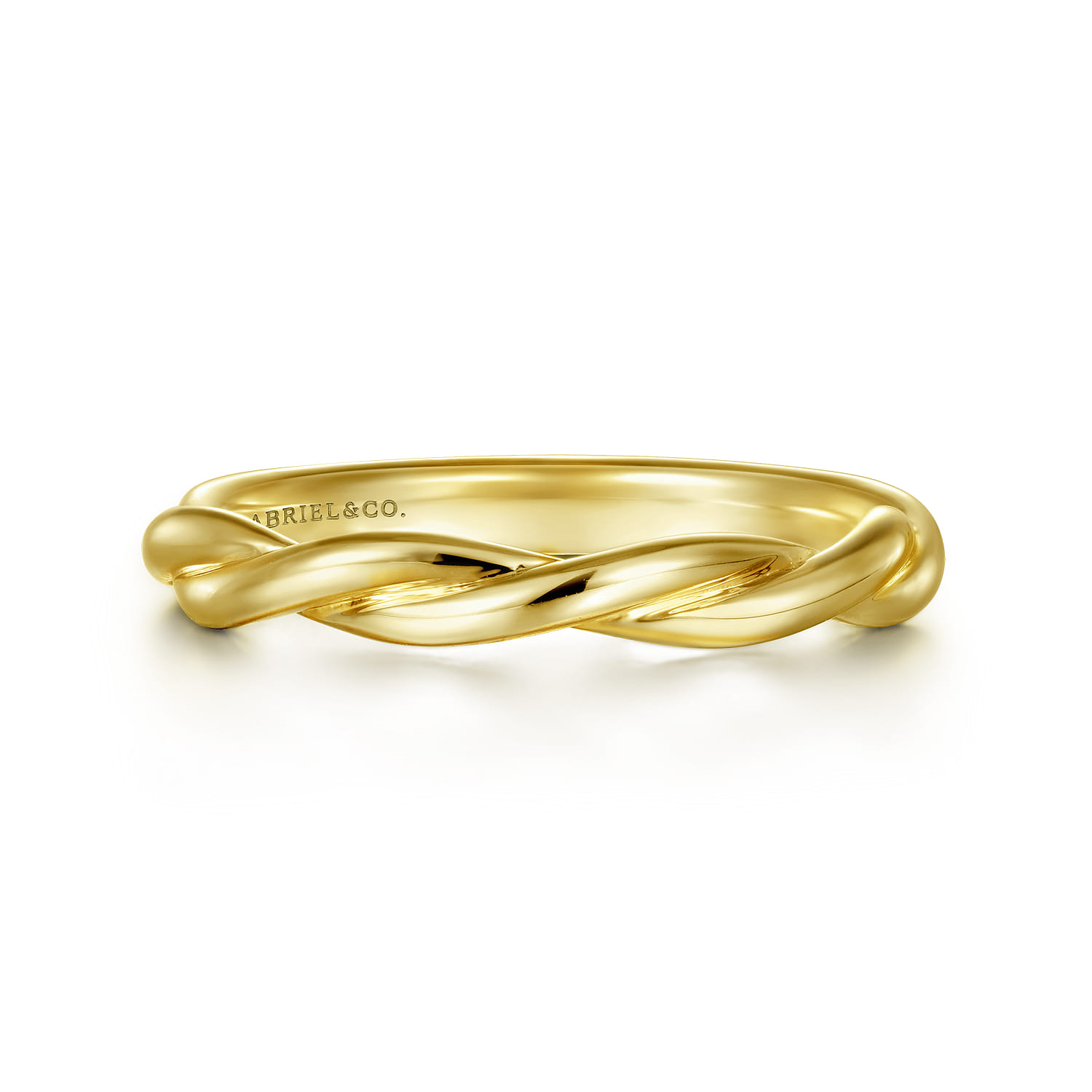 14K Yellow Gold Matching Wedding Band - Shot 1