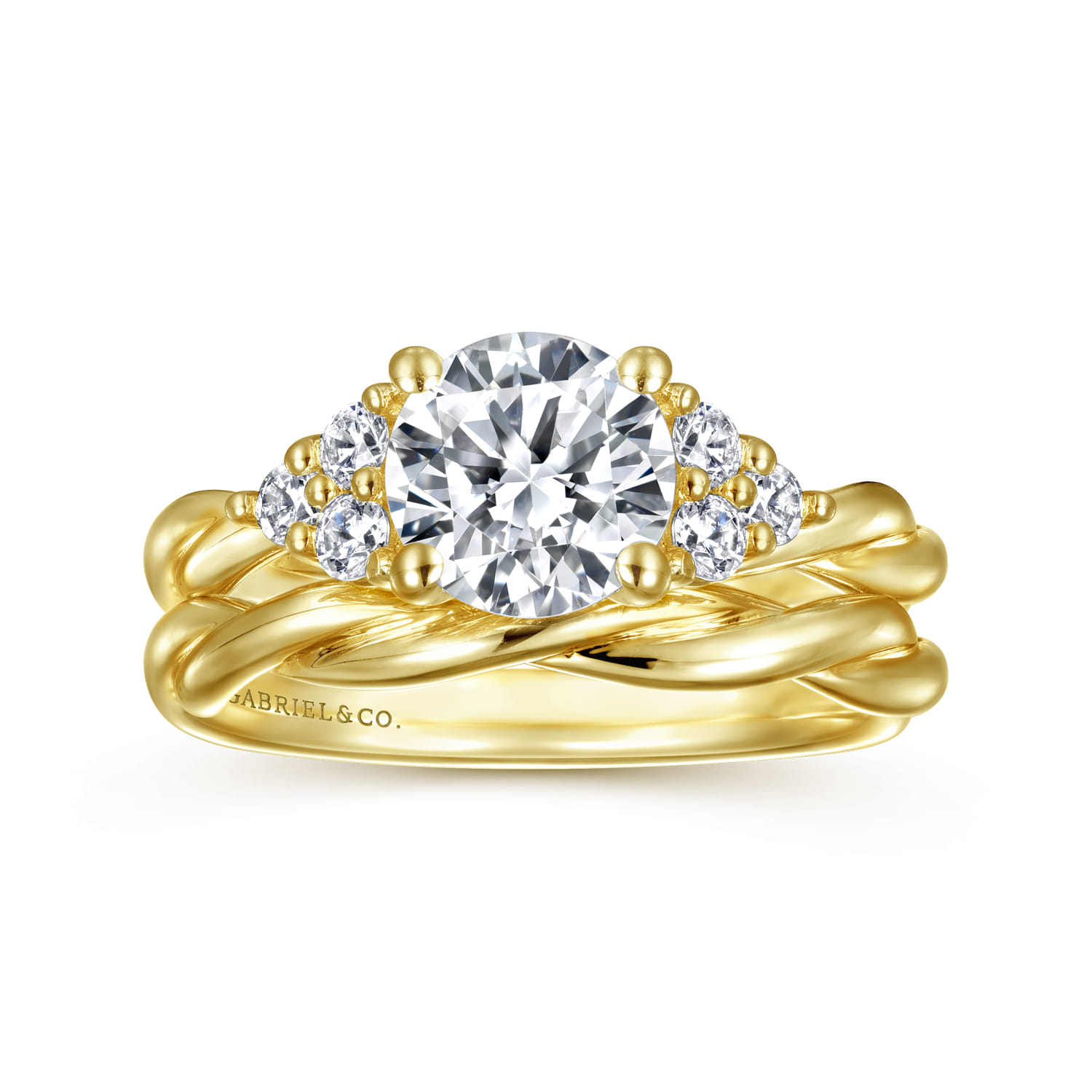 14K Yellow Gold Matching Wedding Band - Shot 4