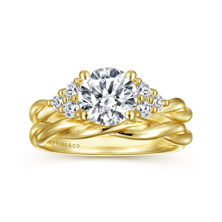 14K Yellow Gold Matching Wedding Band - Shot 4