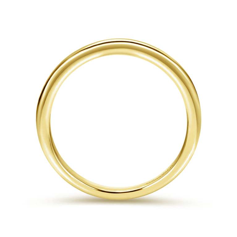14K Yellow Gold Matching Wedding Band - Shot 2