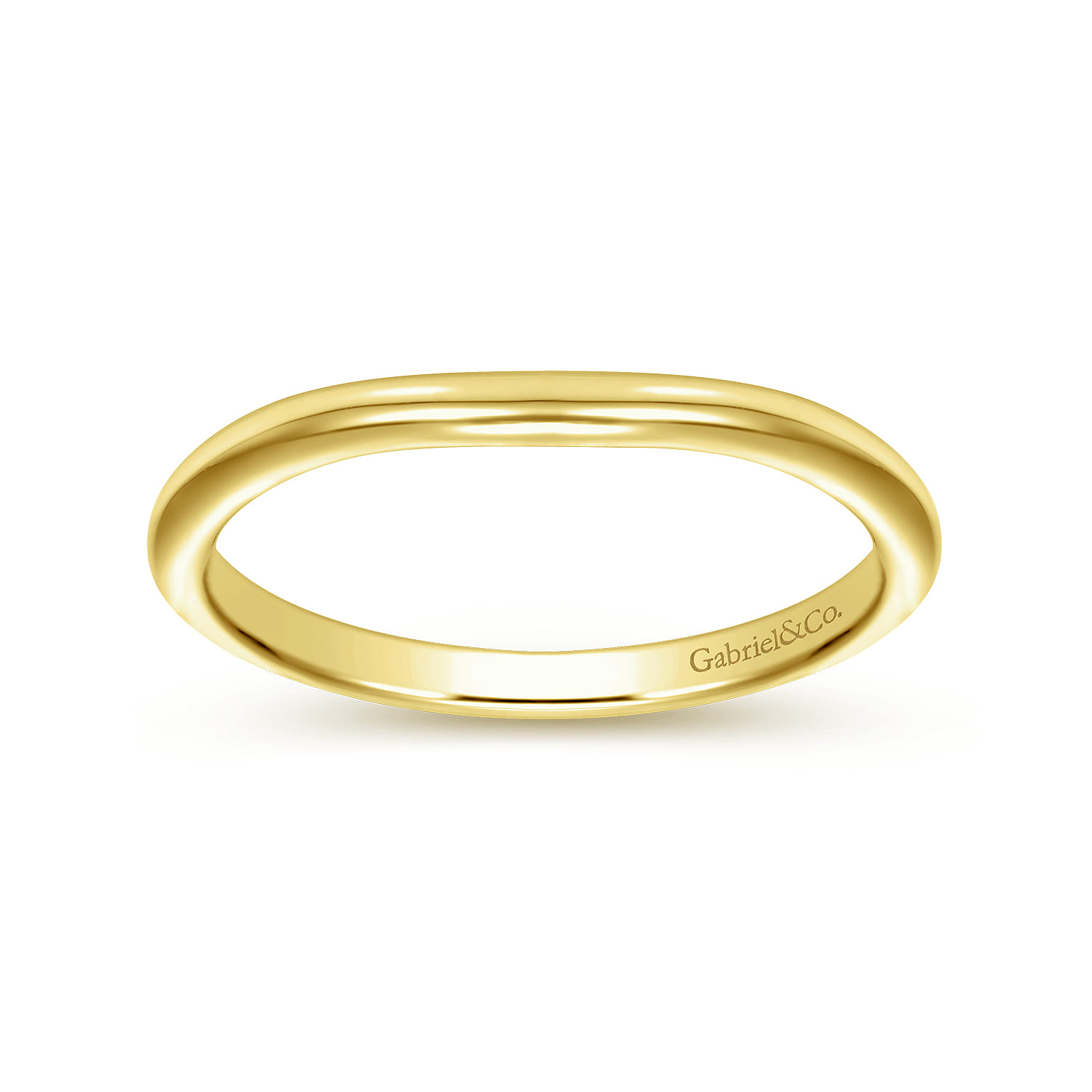 14K Yellow Gold Matching Wedding Band - Shot 5