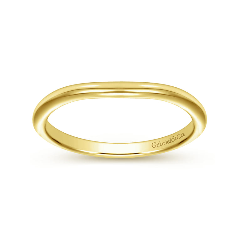 14K Yellow Gold Matching Wedding Band - Shot 5