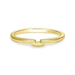 14K Yellow Gold Matching Wedding Band