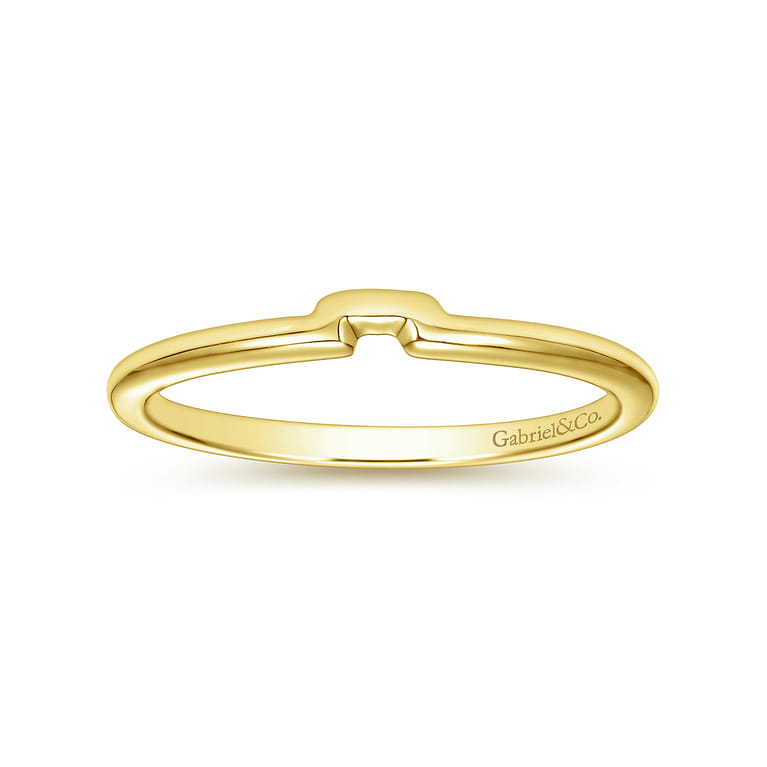 14K Yellow Gold Matching Wedding Band - Shot 5