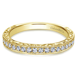 14K Yellow Gold Matching Wedding Band