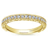 14K Yellow Gold Matching Wedding Band - 0.35 ct