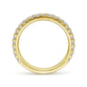 14K Yellow Gold Matching Wedding Band - 0.3 ct