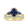 14K Yellow Gold Matching Wedding Band - 0.3 ct