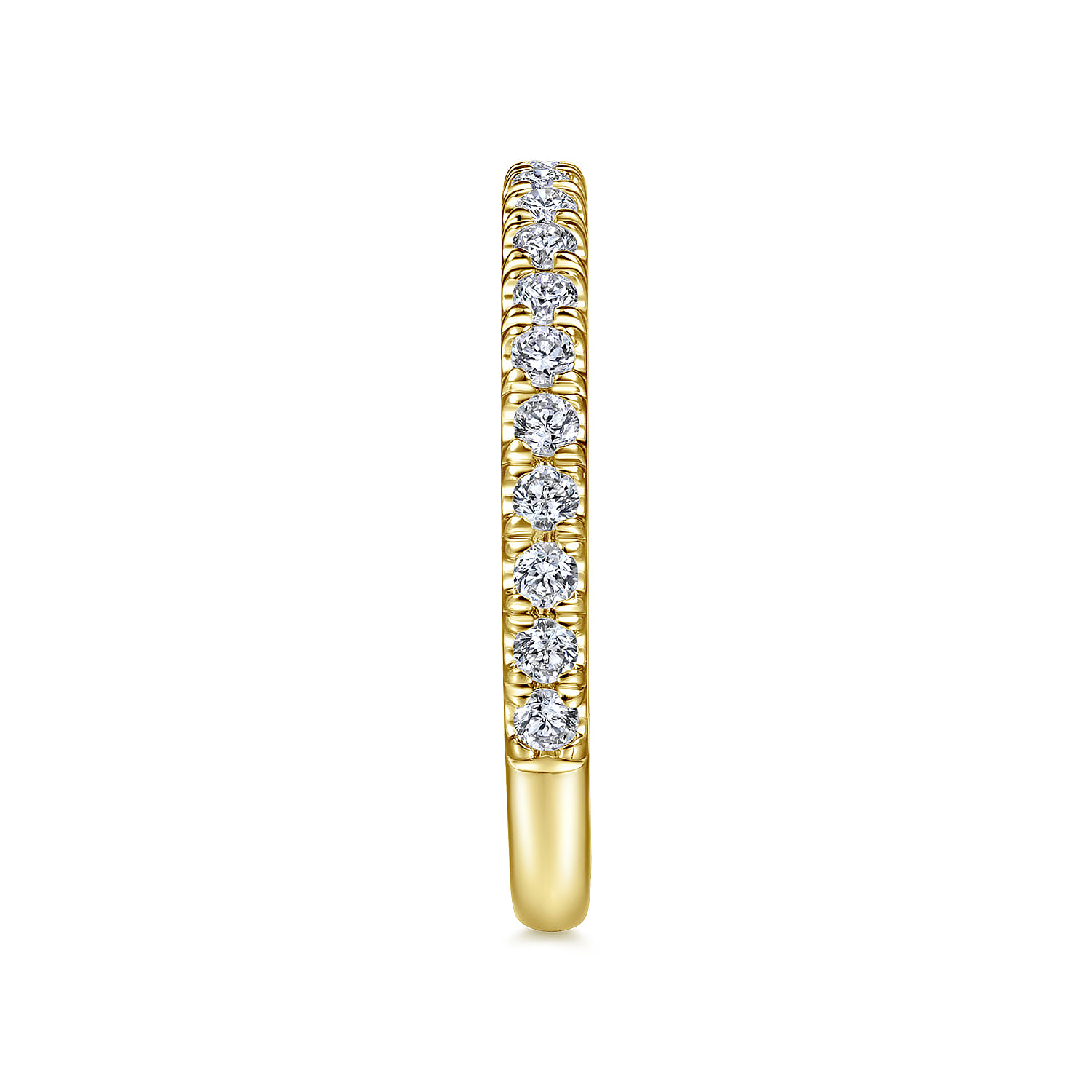 14K Yellow Gold Matching Wedding Band - 0.3 ct - Shot 5
