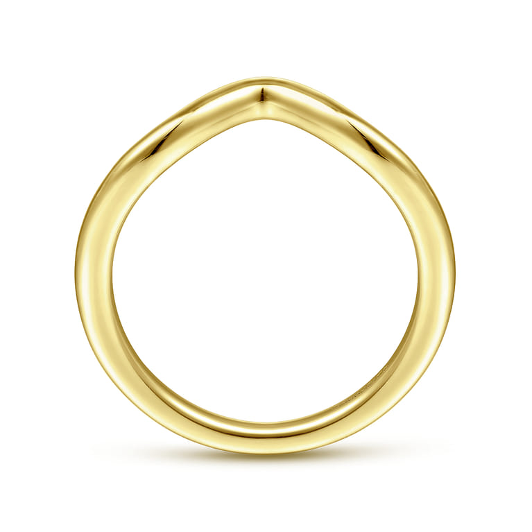 14K Yellow Gold Matching Wedding Band - Shot 2