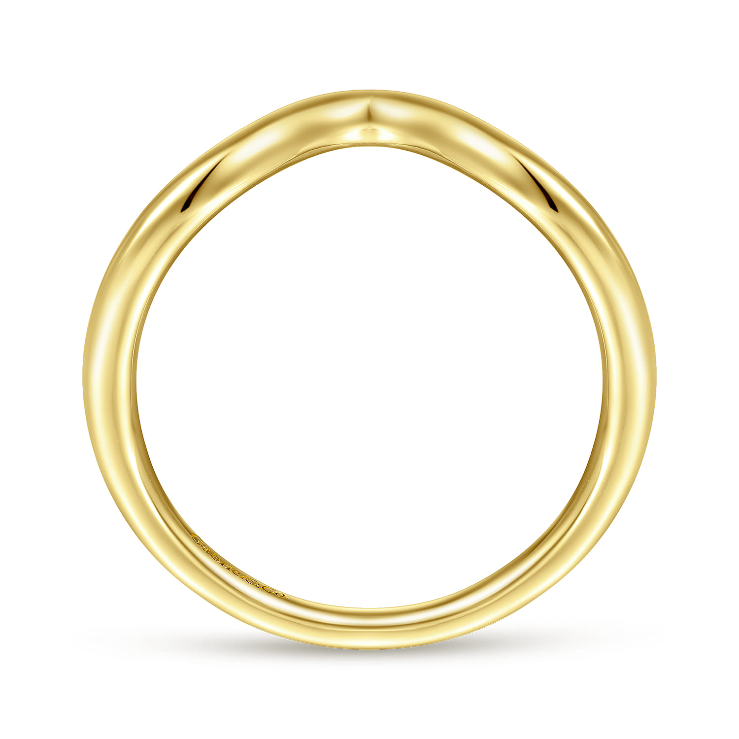 14K Yellow Gold Matching Wedding Band - Shot 2