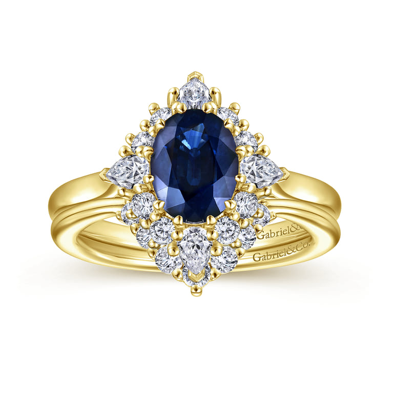 14K Yellow Gold Matching Wedding Band - 0.2 ct - Shot 4