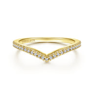 14K Yellow Gold Matching Wedding Band