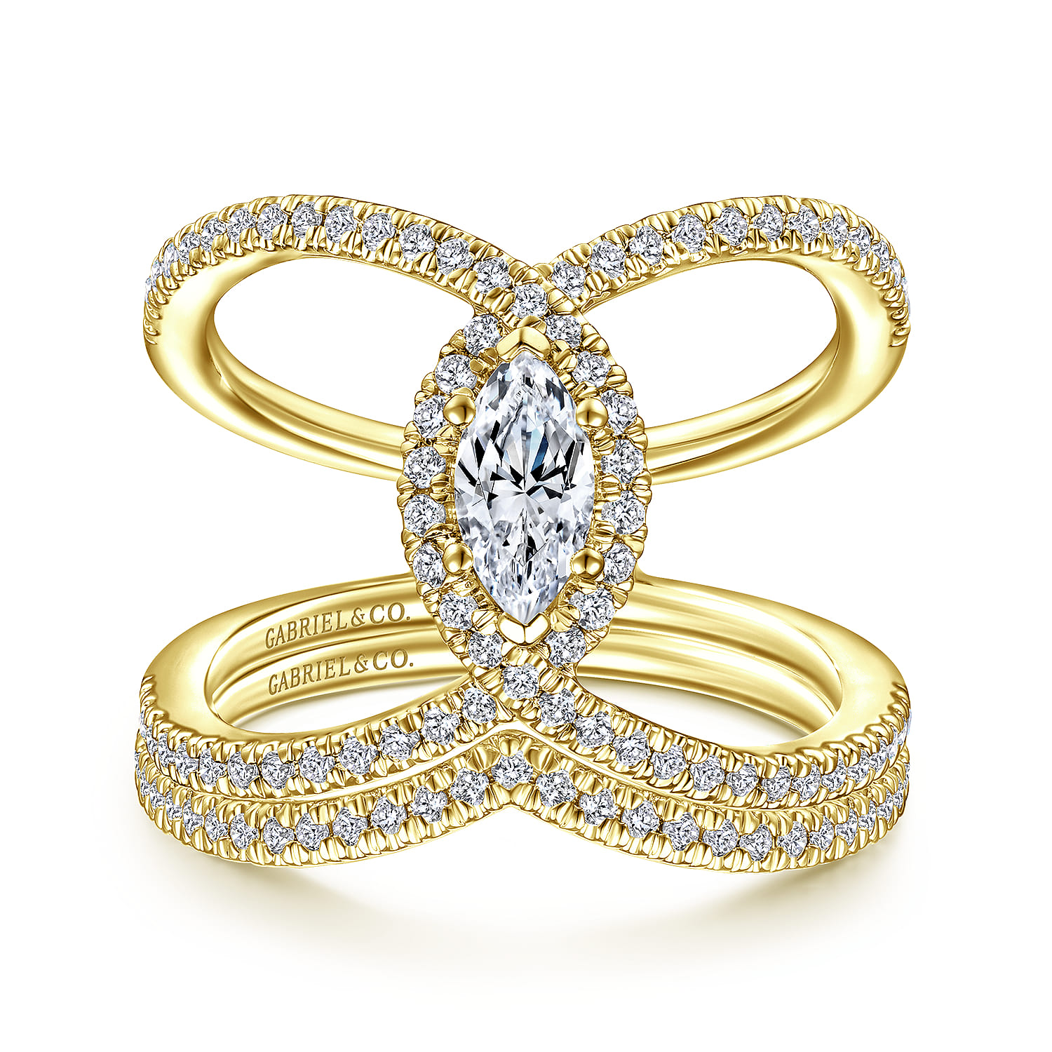 14K Yellow Gold Matching Wedding Band - 0.13 ct - Shot 4
