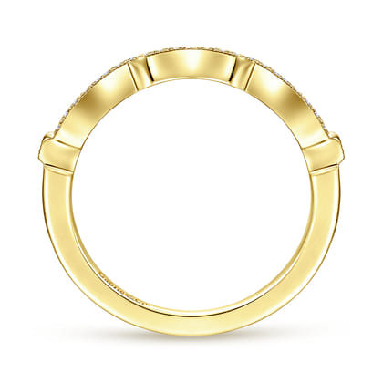 14K Yellow Gold Matching Wedding Band