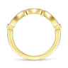 14K Yellow Gold Matching Wedding Band - 0.08 ct