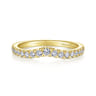 14K Yellow Gold Matching Wedding Band - 0.26 ct