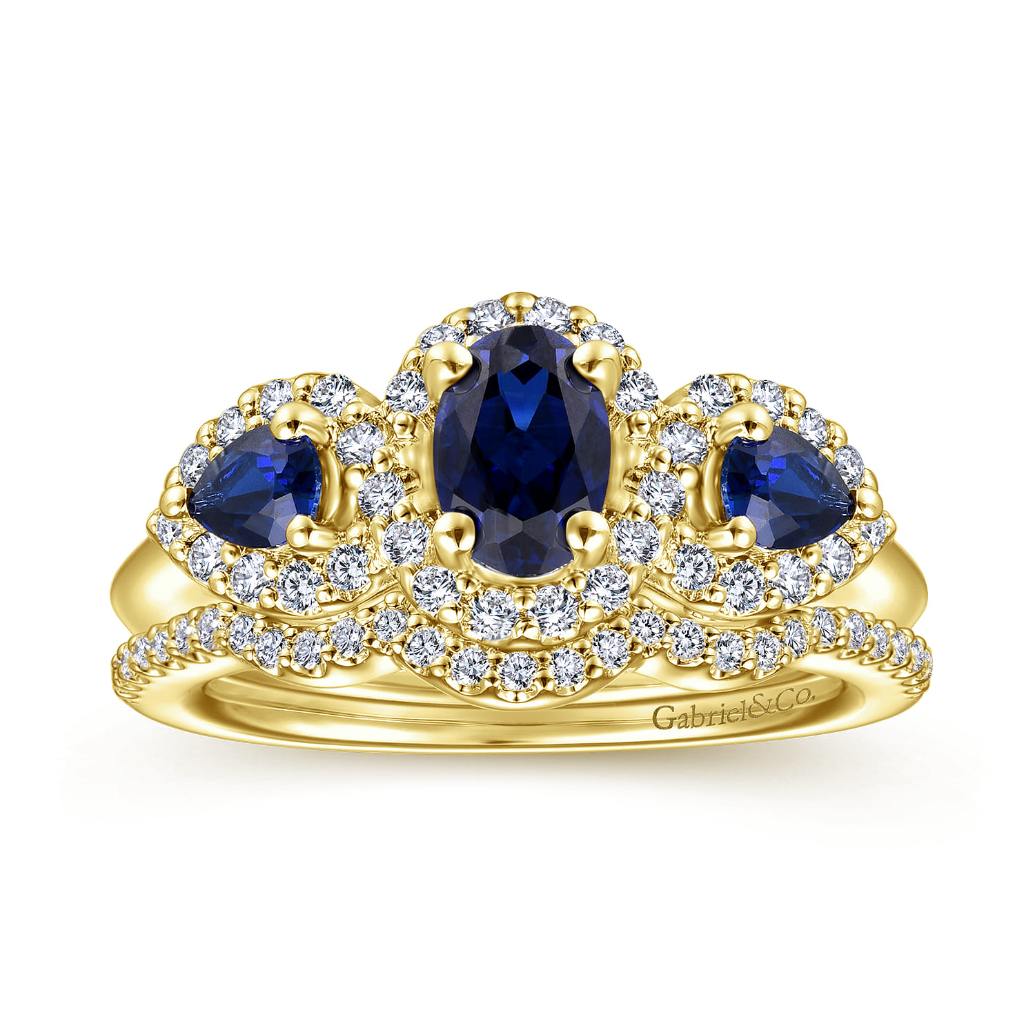 14K Yellow Gold Matching Wedding Band - 0.14 ct - Shot 4