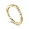 14K Yellow Gold Matching Wedding Band - 0.18 ct