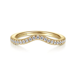 14K Yellow Gold Matching Wedding Band