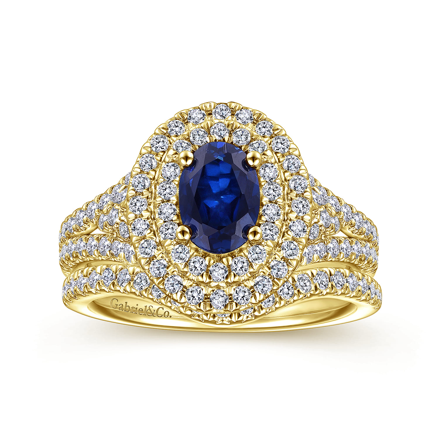 14K Yellow Gold Matching Wedding Band - 0.19 ct - Shot 4