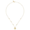 14K Yellow Gold Medallion Necklace-Bujukan