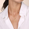 14K Yellow Gold Medallion Necklace-Bujukan