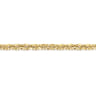 14K Yellow Gold Men's Hollow Link Chain Bracelet