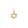 14K Yellow Gold Mini Star of David Pendant