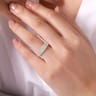 14K Yellow Gold Multi Row Diamond Ring - 1 ct