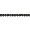 14K Yellow Gold Onyx Beaded Bracelet