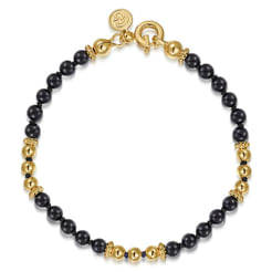 14K-Yellow-Gold-Onyx-Beads-Bracelet1