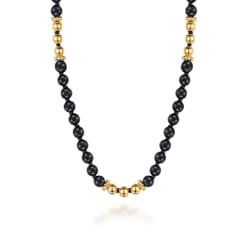 14K-Yellow-Gold-Onyx-Beads-Necklace1