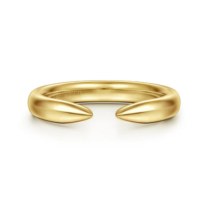 14K Yellow Gold Open Anniversary Band