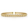 14K Yellow Gold Open Bujukan Cuff Bracelet