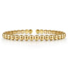 14K Yellow Gold Open Bujukan Cuff Bracelet