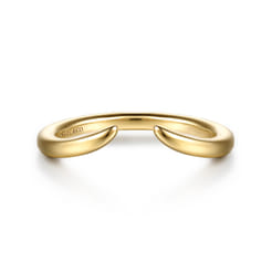 14K Yellow Gold Open Matching Wedding Band