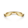 14K Yellow Gold Open Matching Wedding Band