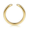 14K Yellow Gold Open Matching Wedding Band