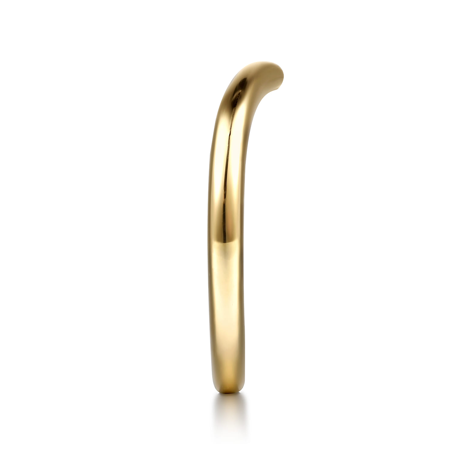 14K Yellow Gold Open Matching Wedding Band - Shot 5