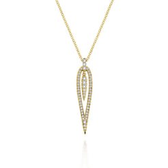 14K-Yellow-Gold-Open-Teardrop-Diamond-Pendant-Necklace1