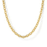 14K Yellow Gold Oval Link Chain Necklace