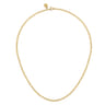 14K Yellow Gold Oval Link Chain Necklace