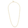 14K Yellow Gold Oval Link Chain Necklace
