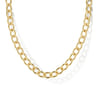 14K Yellow Gold Oval Link Chain Necklace